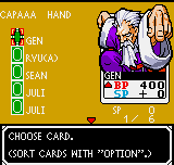 SNK vs. Capcom: Card Fighter's Clash Capcom Version screenshot 5 for Neo Geo Pocket Color